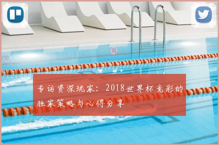 专访资深玩家:2018世界杯竞彩的独家策略与心得分享