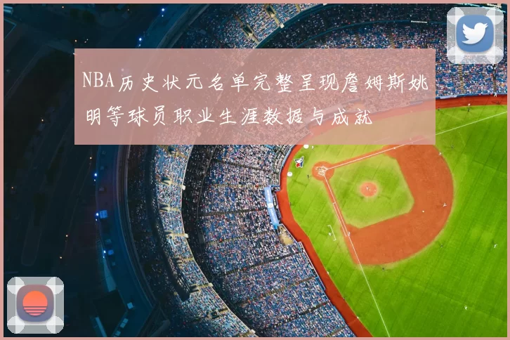 NBA历史状元名单完整呈现詹姆斯姚明等球员职业生涯数据与成就