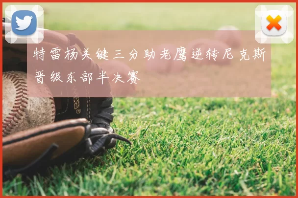 特雷杨关键三分助老鹰逆转尼克斯晋级东部半决赛