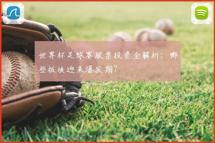 世界杯足球赛股票投资全解析:哪些板块迎来爆发期?